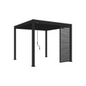 Panneau latéral à ventelles 1m OMBREA - Anthracite