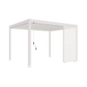 Panneau latéral à ventelles 1,33m OMBREA - Blanc