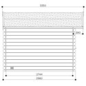Abri de jardin en bois massif 28mm Lannion porte double 8,88m² - SOLID
