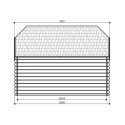 Abri de jardin 11,56m² Limerick en bois traité autoclave PEFC 28mm + shingles - SOLID