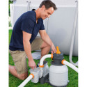 Filtre à sable Flowclear™ 8,327m³/h avec pompe 280W et pré-filtre integré pour piscines jusque 55m³ - Bestway