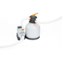 Filtre à sable Flowclear™ 11,355m³/h avec pompe 500W, pré-filtre et horloge programmable pour piscines jusque 67m³ - Bestway