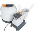 Filtre à sable Flowclear™ 11,355m³/h avec pompe 500W, pré-filtre et horloge programmable pour piscines jusque 67m³ - Bestway