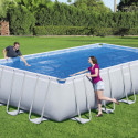 Bâche solaire 703x366cm pour piscine hors sol rectangulaire Bestway	