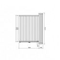 Abri de jardin Stockholm 8,91m² en bois massif 28mm avec double porte - SOLID