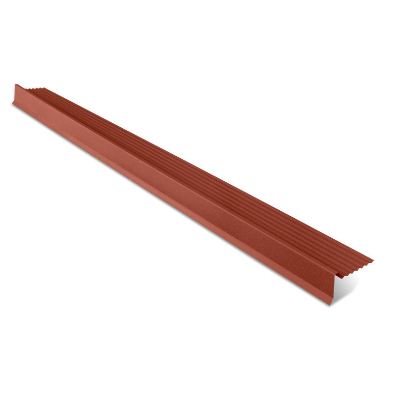 Rives de toit latérales RAL 8012 pour abris traditionnels - Solid