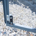 Serre de jardin hexagonale en alu et polycarbonate 5,26m² Oasis™ Grey – Canopia