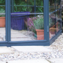 Serre de jardin hexagonale en alu et polycarbonate 5,26m² Oasis™ Grey – Canopia