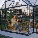Serre de jardin en alu et polycarbonate 10,89m² Victory Orangery™ – Canopia