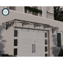 Auvent marquise en polycarbonate 4mm Lily XL™ 4700 – Canopia