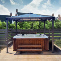 Pergola en aluminium et polycarbonate 295x295cm Palermo™ 3000 - Canopia