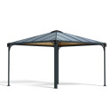 Pergola en aluminium et polycarbonate 360x360cm Palermo™ 3600 - Canopia