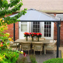 Pergola en aluminium et polycarbonate 360x360cm Palermo™ 3600 - Canopia