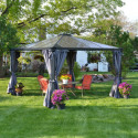 Pergola en aluminium et polycarbonate 360x360cm Palermo™ 3600 - Canopia