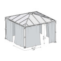 Moustiquaire en polyester léger pour pergolas Palermo™ 4300 - Canopia