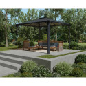 Pergola aluminium et polycarbonate 360x296cm Martinique™ 3600 - Canopia