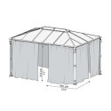 Moustiquaire en polyester léger pour pergolas Martinique 4300 - Canopia