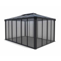 Pergola fermée en aluminium et polycarbonate Ledro 4300 - Canopia