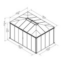 Pergola fermée en aluminium et polycarbonate Ledro 4300 - Canopia