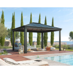 Tonnelle de jardin en alu et polycarbonate Dallas 4300 – Canopia