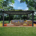 Tonnelle de jardin en alu et polycarbonate Dallas 4900 – Canopia