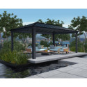 Tonnelle de jardin en alu et polycarbonate Dallas 6100 – Canopia