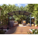 Tonnelle de jardin en alu et polycarbonate Tucson™ 4300 – Canopia