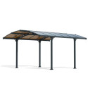 Tonnelle de jardin en alu et polycarbonate Tucson™ 4300 – Canopia