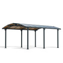 Tonnelle de jardin en alu et polycarbonate Tucson™ 5000 – Canopia