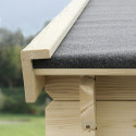 Abri de jardin en bois massif 12m² - madriers 28mm - Eden