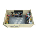 Abri de jardin en bois massif 10m² - madriers 34mm - Eden