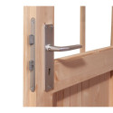 Abri de jardin adossé en bois gris terre 4,18m² Bomlitz 2 - Karibu