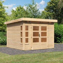 Abri de jardin en bois massif 7,50m² Kastorf 6 – Karibu