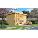 Abri de jardin en bois massif 8,88m² Kastorf 7 – Karibu