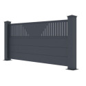 Clôture en aluminium anthracite 188,6xH.89cm FANCY TIME - X-Métal