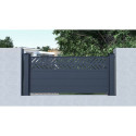 Clôture en aluminium anthracite 188,6xH.89cm FANCY GROW - X-Métal