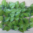 Haie artificielle feuilles de rosier 1x3m - Jet7garden
