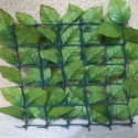 Haie artificielle feuilles de rosier 1,5x3m - Jet7garden