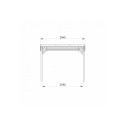 Carport simple 15,6m² en bois autoclave PEFC Jean - Cerland
