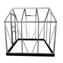 Serre de jardin 3,8m² en aluminium et verre trempé Popular - Halls