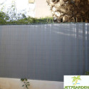 Canisse PVC double face renforcée 1,2x2,5m - coloris gris perle - Jet7garden