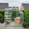 Serre de jardin 5m² en aluminium et verre trempé Popular - Halls