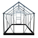 Serre de jardin 5m² en aluminium et verre trempé Popular - Halls