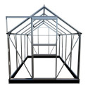 Serre de jardin 5m² en aluminium et verre trempé Popular - Halls