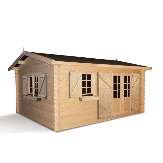 Abri de jardin en bois massif 19,82m² Elista – Forest Style