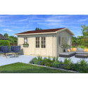 Abri de jardin en bois massif 19,82m² Elista – Forest Style