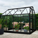 Serre de jardin 5m² en aluminium et verre trempé Popular - Halls