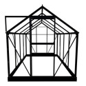 Serre de jardin 5m² en aluminium et verre trempé Popular - Halls