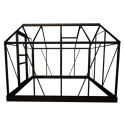 Serre de jardin 5m² en aluminium et verre trempé Popular - Halls