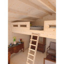Abri de jardin en bois massif 19,2m² Jasmin + mezzanine 8,68m² – Forest Style